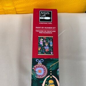 Artist's Loft Christmas Paint-By-Number Kit Ballerina Nutcracker ornaments DIY